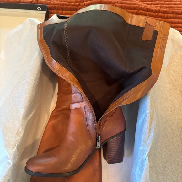 NIB NATURALIZER "KALINA" KNEE-HIGH BOOT "CIDER SPICE" BROWN 8 Wide - Picture 11 of 15